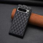 For Google Pixel 8 Pro Diamond Lattice Vertical Flip Leather Phone Case(Black) - 3