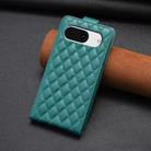 For Google Pixel 8 Diamond Lattice Vertical Flip Leather Phone Case(Green) - 3