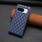 For Google Pixel 8 Diamond Lattice Vertical Flip Leather Phone Case(Blue) - 3