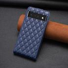 For Google Pixel 7 Pro Diamond Lattice Vertical Flip Leather Phone Case(Blue) - 3