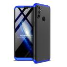 For OPPO Realme C3 GKK Three Stage Splicing Full Coverage PC Protective Case(Black Blue) - 1