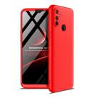 For OPPO Realme C3 GKK Three Stage Splicing Full Coverage PC Protective Case(Red) - 1