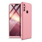 For OPPO Realme C3 GKK Three Stage Splicing Full Coverage PC Protective Case(Rose Gold) - 1