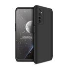 For OPPO Realme 6 GKK Three Stage Splicing Full Coverage PC Protective Case(Black) - 1