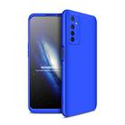 For OPPO Realme 6 GKK Three Stage Splicing Full Coverage PC Protective Case(Blue) - 1