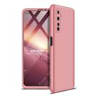 For OPPO Realme 6 Pro GKK Three Stage Splicing Full Coverage PC Protective Case(Rose Gold) - 1