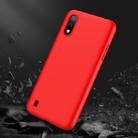 For Samsung Galaxy A01 GKK Three Stage Splicing Full Coverage PC Protective Case(Red) - 6