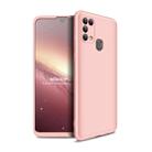 For Samsung Galaxy M31 GKK Three Stage Splicing Full Coverage PC Protective Case(Rose Gold) - 1