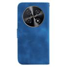 For Huawei nova 12i 4G Global Seven-shaped Embossed Leather Phone Case(Blue) - 3