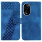 For Huawei nova 13 Pro Seven-shaped Embossed Leather Phone Case(Blue) - 1