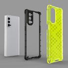 For OPPO Reno4 Pro 5G Shockproof Honeycomb PC + TPU Protective Case(Black) - 5