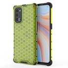 For OPPO Reno4 Pro 5G Shockproof Honeycomb PC + TPU Protective Case(Green) - 1