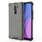 For Xiaomi Redmi 9 Shockproof Honeycomb PC + TPU Protective Case(Black) - 1