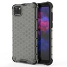 For Huawei Y5p Shockproof Honeycomb PC + TPU Protective Case(Black) - 1