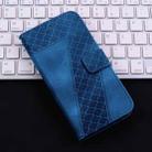 For Honor Magic6 Pro Seven-shaped Embossed Leather Phone Case(Blue) - 2