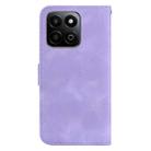 For Honor Play 60 Plus Seven-shaped Embossed Leather Phone Case(Purple) - 3