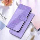 For Honor Magic7 Seven-shaped Embossed Leather Phone Case(Purple) - 2