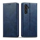 For Samsung Galaxy S23 FE 5G LC.IMEEKE RFID Anti-theft Leather Phone Case(Blue) - 1