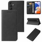 For Samsung Galaxy A14 5G Magnetic Closure Leather Phone Case(Black) - 1