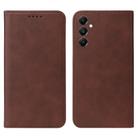 For Samsung Galaxy A05s Magnetic Closure Leather Phone Case(Brown) - 2
