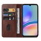 For Samsung Galaxy A05s Magnetic Closure Leather Phone Case(Brown) - 3