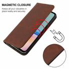 For Samsung Galaxy A05s Magnetic Closure Leather Phone Case(Brown) - 5