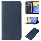 For Samsung Galaxy A15 Magnetic Closure Leather Phone Case(Blue) - 1