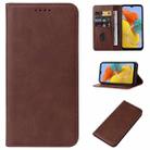 For Samsung Galaxy M14 5G Magnetic Closure Leather Phone Case(Brown) - 1