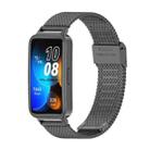 For Huawei Band 8 / 9 Mijobs Milan Buckle Stainless Steel Watch Band(Black) - 1