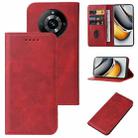 For Realme 11 Pro / 11 Pro+ Magnetic Closure Leather Phone Case(Red) - 1
