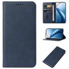 For Realme 12 Pro / 12 Pro+ Magnetic Closure Leather Phone Case(Blue) - 1