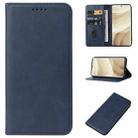 For Realme GT5 Pro Magnetic Closure Leather Phone Case(Blue) - 1