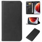 For Realme C65 4G Global Magnetic Closure Leather Phone Case(Black) - 1