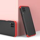 For Huawei P40 Lite / Nova 6se / 7i GKK Three Stage Splicing Full Coverage PC Protective Case(Black Red) - 1