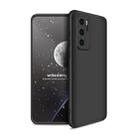 For Huawei P40 GKK Three Stage Splicing Full Coverage PC Protective Case(Black) - 1