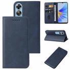 For OPPO A17 / A17K Magnetic Closure Leather Phone Case(Blue) - 1