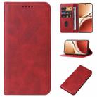 For OPPO A3 Pro 5G Magnetic Closure Leather Phone Case(Red) - 1