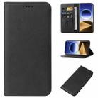 For OPPO Find X7 Magnetic Closure Leather Phone Case(Black) - 1