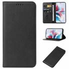 For OPPO Reno11 F Magnetic Closure Leather Phone Case(Black) - 1