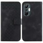 For Infinix Hot 20S 7-shaped Embossed Leather Phone Case(Black) - 1