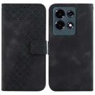 For Infinix Note 30 7-shaped Embossed Leather Phone Case(Black) - 1