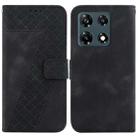 For Infinix Note 30 Pro 7-shaped Embossed Leather Phone Case(Black) - 1