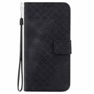 For Infinix Hot 40 / Hot 40 Pro Seven-shaped Embossed Leather Phone Case(Black) - 3