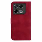 For Infinix GT 20 Pro 5G Seven-shaped Embossed Leather Phone Case(Red) - 3