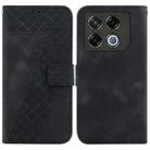 For Infinix GT 20 Pro 5G Seven-shaped Embossed Leather Phone Case(Black) - 1