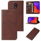 For BLU View 2 B130DL Magnetic Closure Leather Phone Case(Brown) - 1