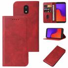 For BLU View 2 B130DL Magnetic Closure Leather Phone Case(Red) - 1