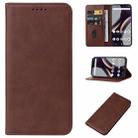 For BLU G53 Magnetic Closure Leather Phone Case(Brown) - 1