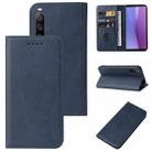 For Sony Xperia 10 V Magnetic Closure Leather Phone Case(Blue) - 1