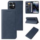 For Ulefone Note 16 Pro Magnetic Closure Leather Phone Case(Blue) - 1